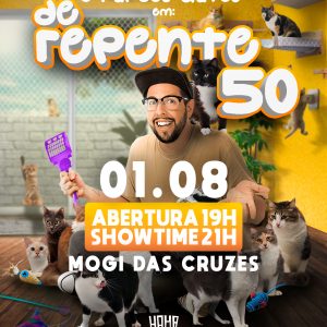O Pai dos Gatos - Ingresso Individual (Setor Azul)